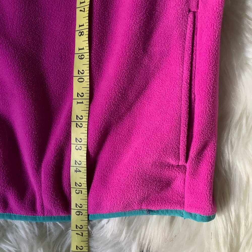 Lands End Womens Fleece 1/4 SnapButton Size XL 18 Long Sleeve Oeko-Tex Pullover - Picture 8 of 11